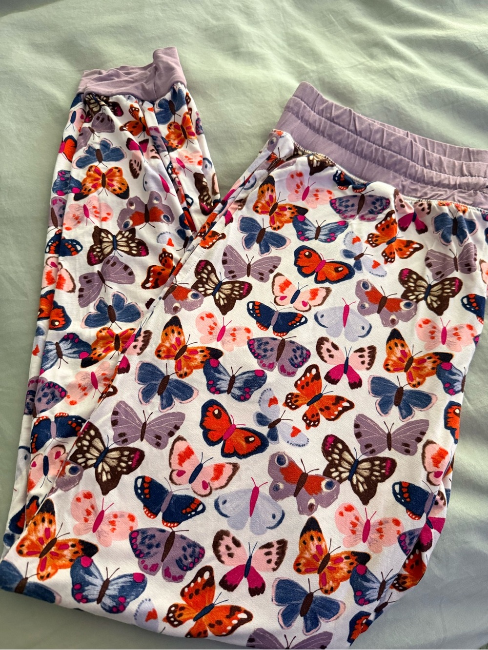 Little Sleepies Butterfly Kisses Pajama Pants Womens small